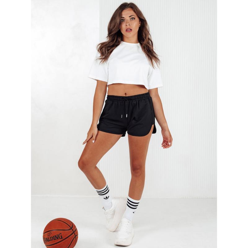 DáDámské teplákové kraťasy TOP SPORT černé