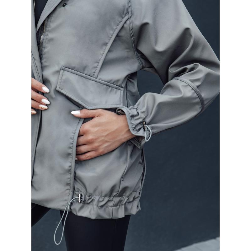 Dámská přechodná bunda ORLANDO tmavě šedá