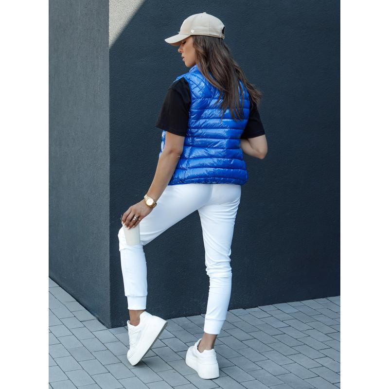 Dámská krátká prošívaná vesta WIANO modrá