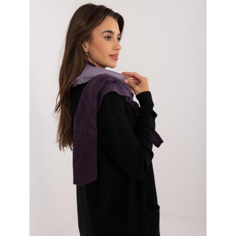 Dámský šátek bavlněný fialový 