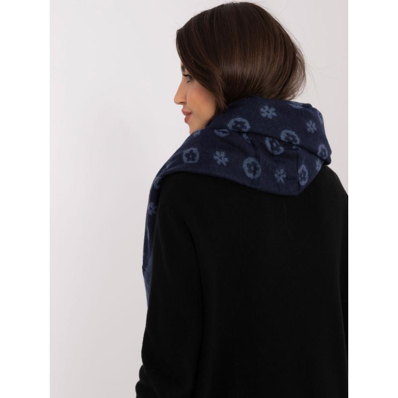 Dámska vlnená šatka tmavomodrá