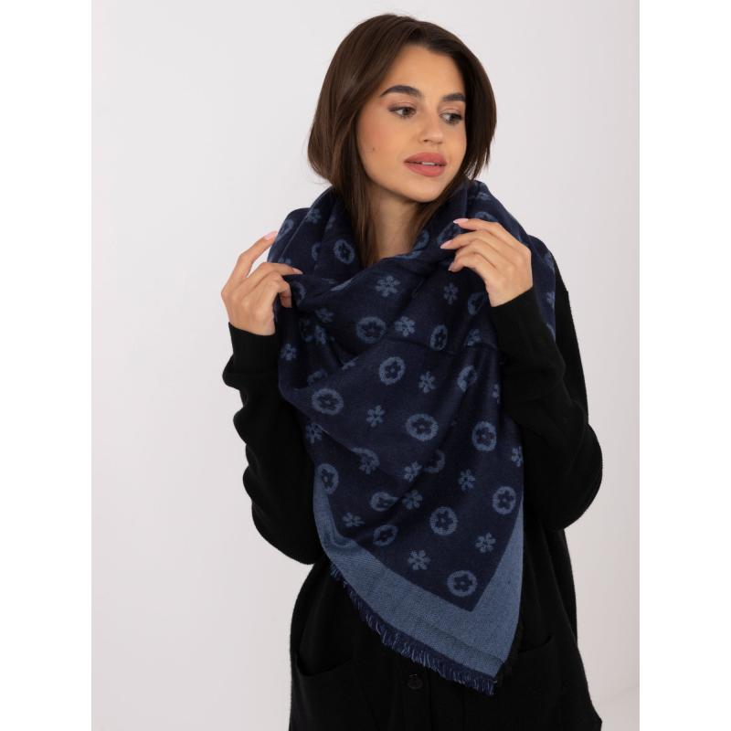 Dámska vlnená šatka tmavomodrá