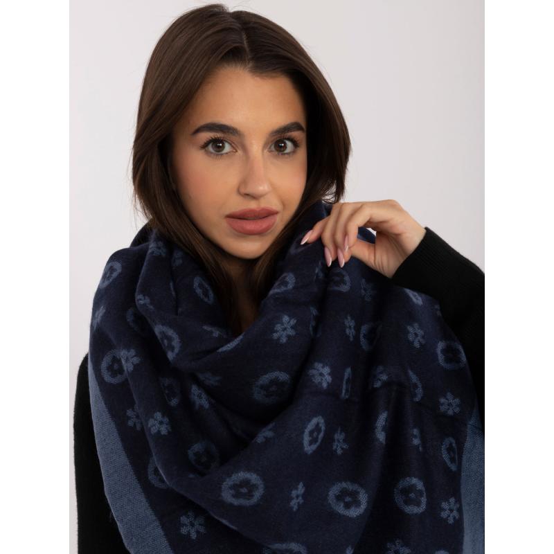 Dámska vlnená šatka tmavomodrá