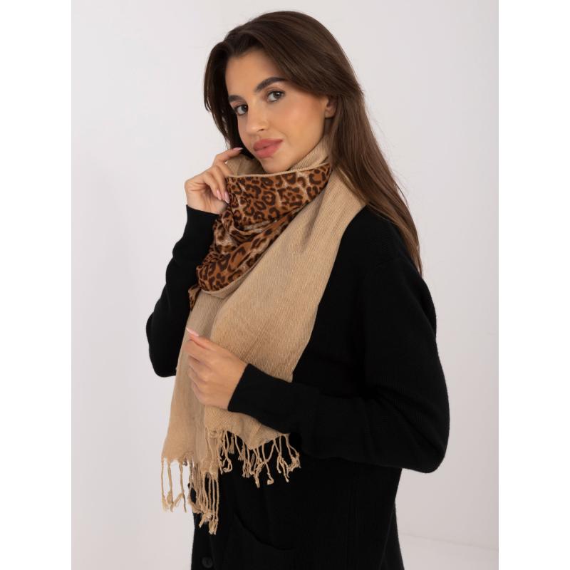 Dámská šála s viskózou světlé barvy