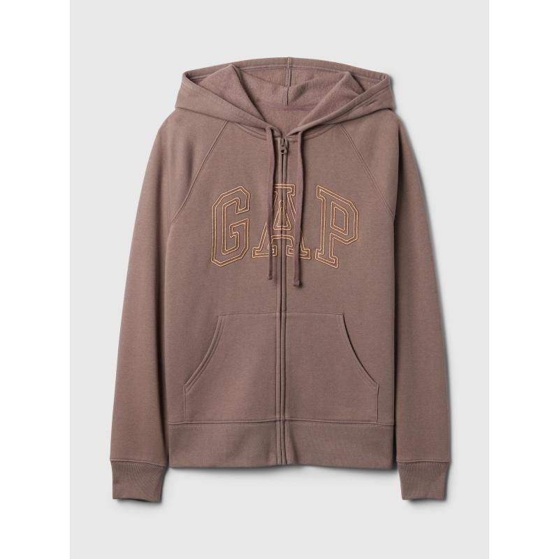 Cipzáras pulóver logóval