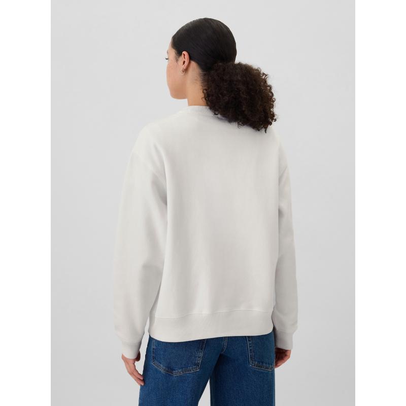 Nagyméretű gyapjú kapucnis pulóver