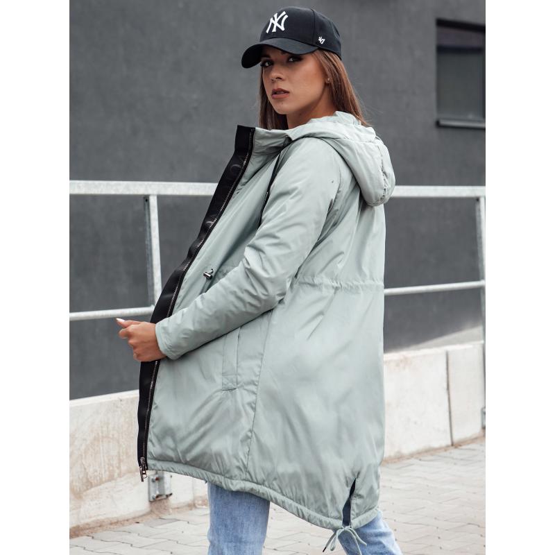 Dámska prechodná bunda s kapucňou VERCHA zelená