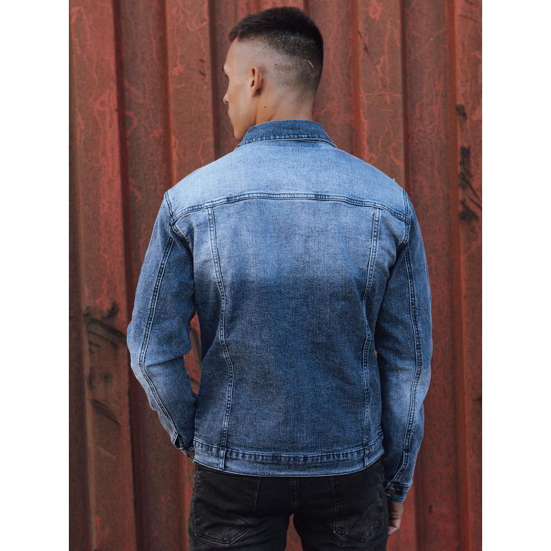 Pánská džínová bunda modrá