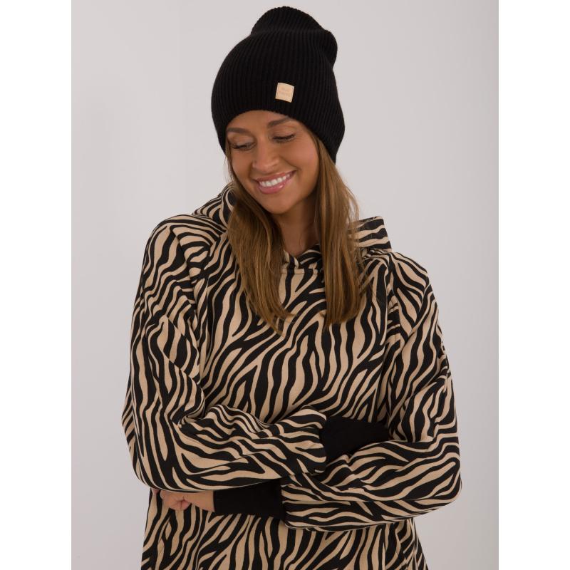 Dámská čepice zimní černá 