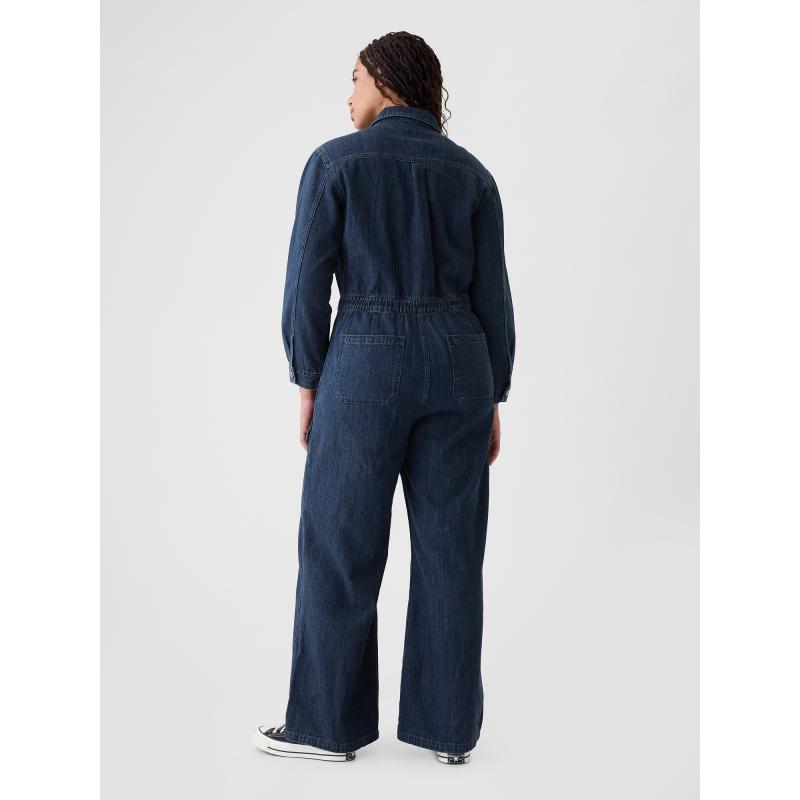 Džínový cargo overal Utility