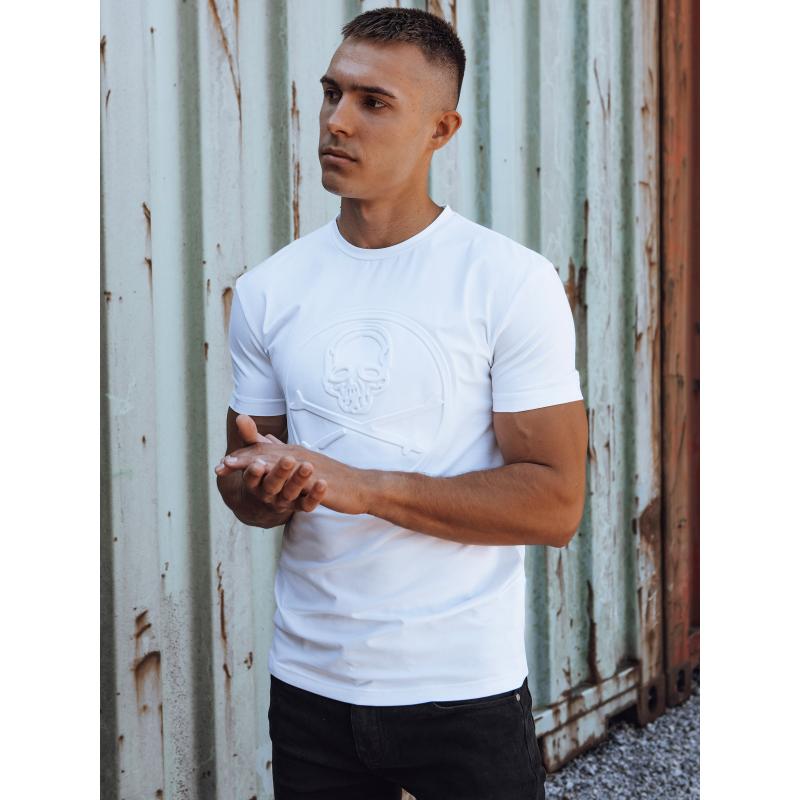 Pánske tričko s potlačou ORA biele