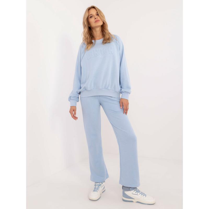 Dámská tepláková souprava s nápisem světle modrá 
