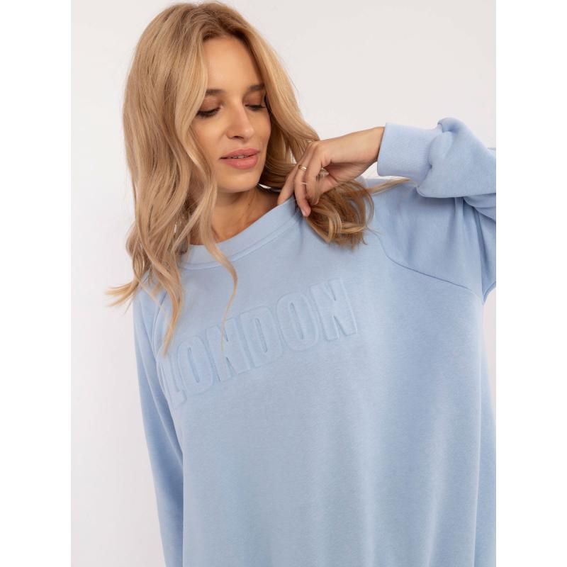 Dámská tepláková souprava s nápisem světle modrá 