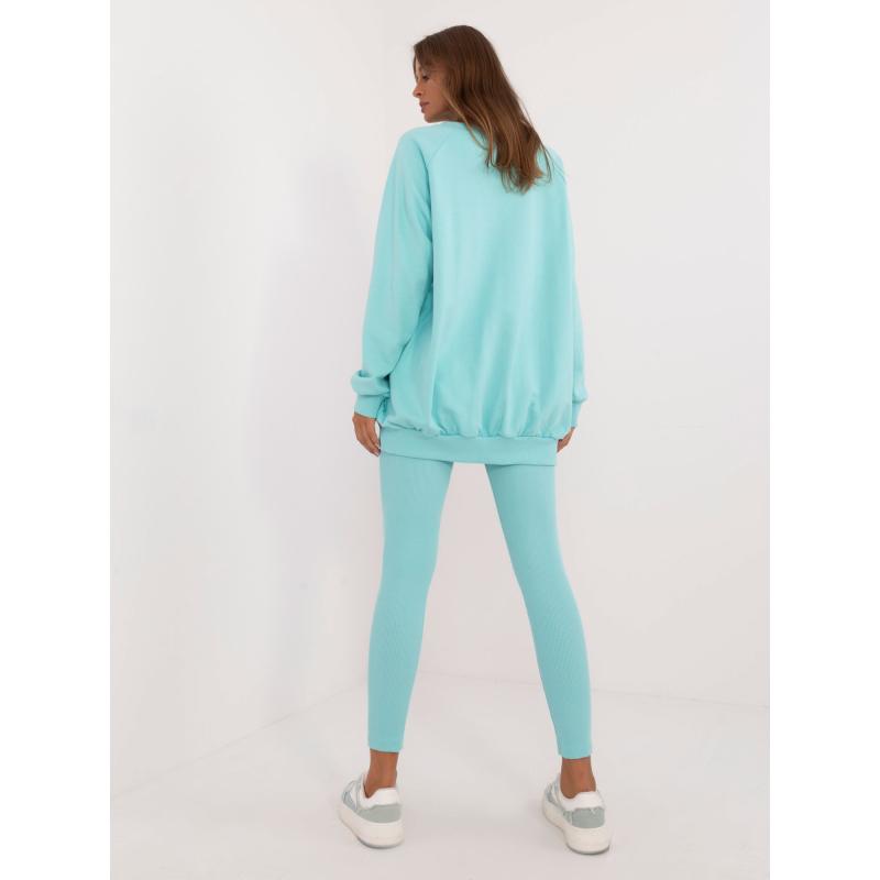 Dámská tepláková souprava s nápisem světle modrá