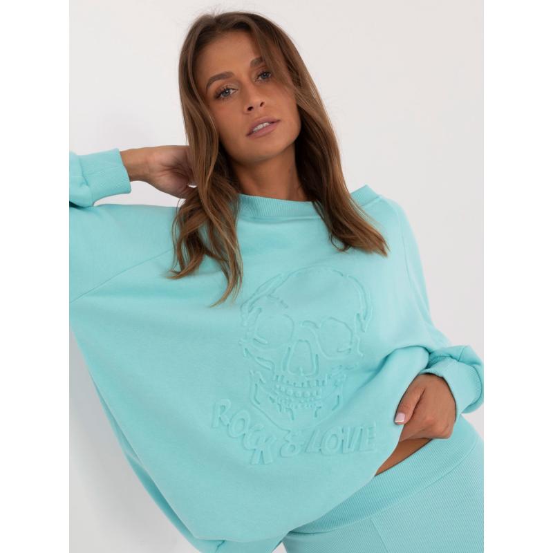 Dámská tepláková souprava s nápisem světle modrá