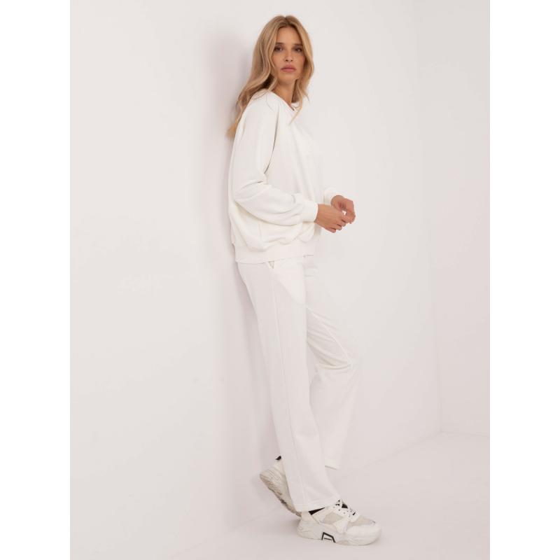 Dámská dvoudílná tepláková souprava ecru 