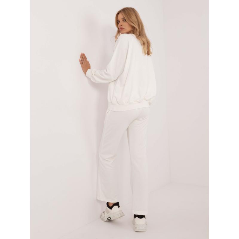 Dámská dvoudílná tepláková souprava ecru 