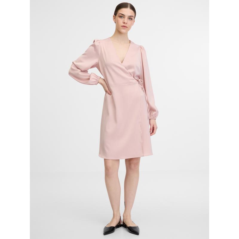 Svetloružové dámske šaty