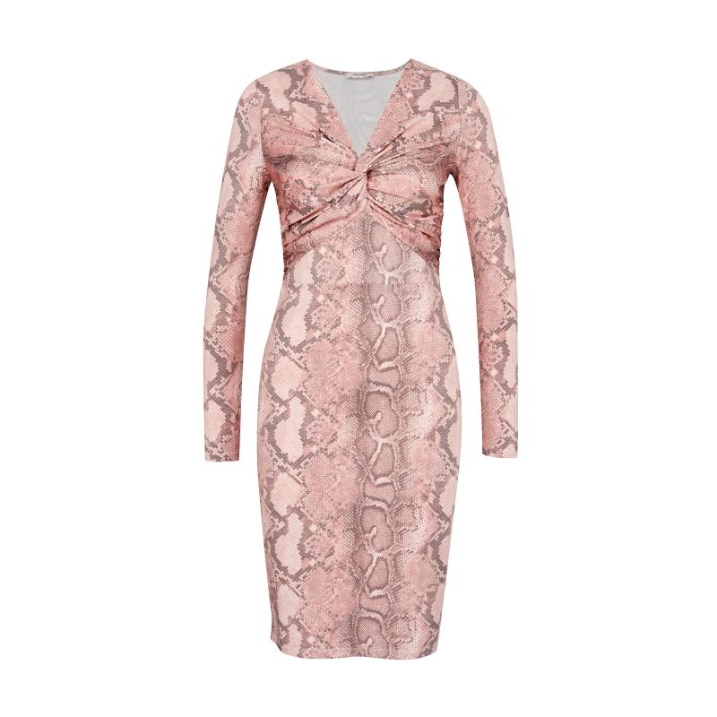 Világos rózsaszín női ruha