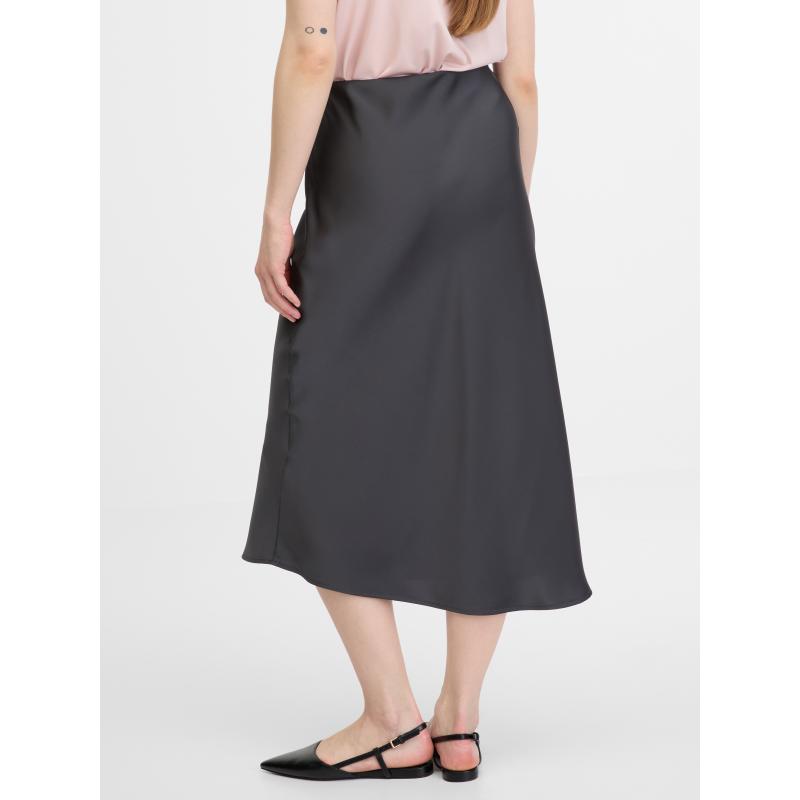 Tmavě šedá dámská sukně