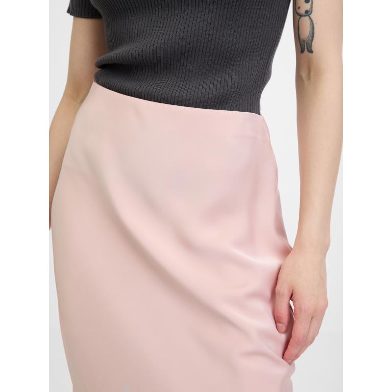 Svetloružová dámska sukňa