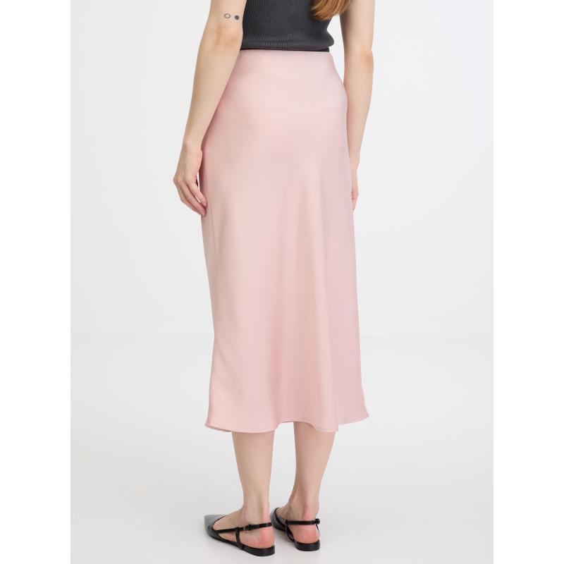 Svetloružová dámska sukňa