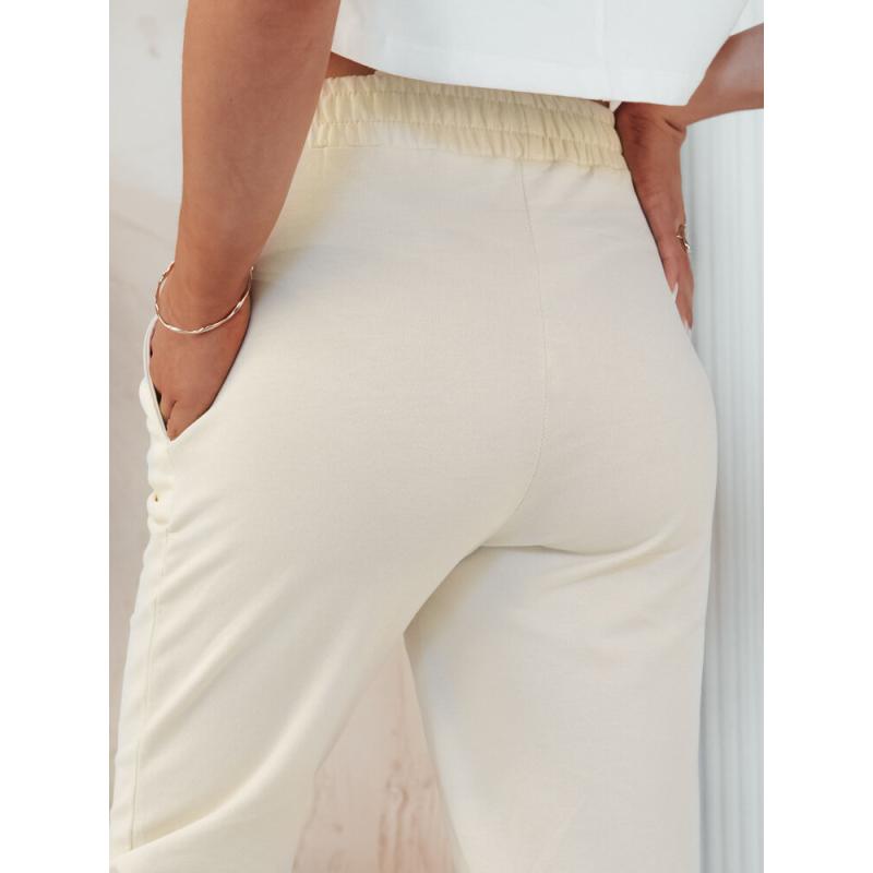 Dámské tepláky SWAN krémové 