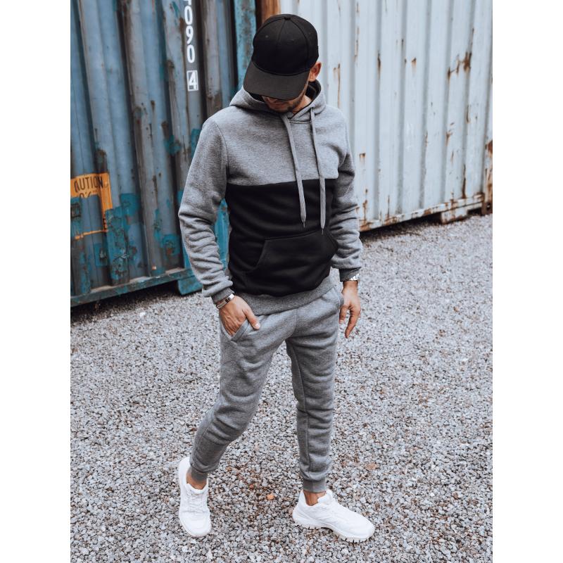 Pánská tepláková souprava MINNA světle šedá 