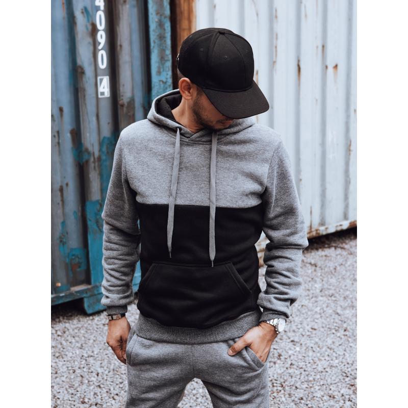 Pánská tepláková souprava MINNA světle šedá 