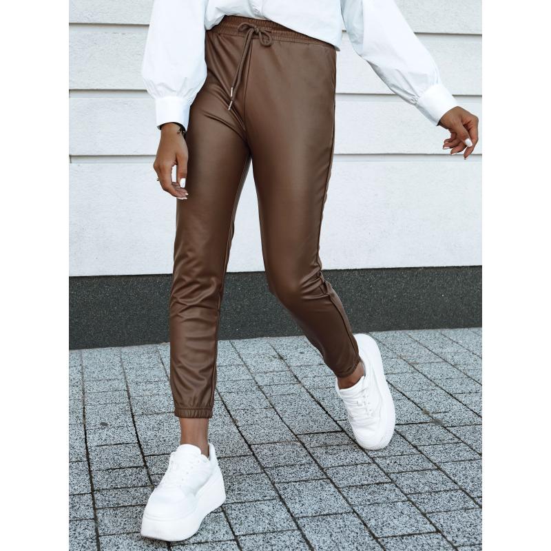 Dámské voskované kalhoty BRIAL v barvě camel