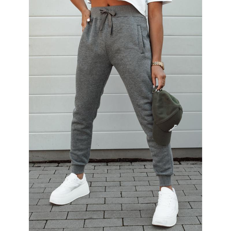 Női melegítőnadrág FITS sötétszürke