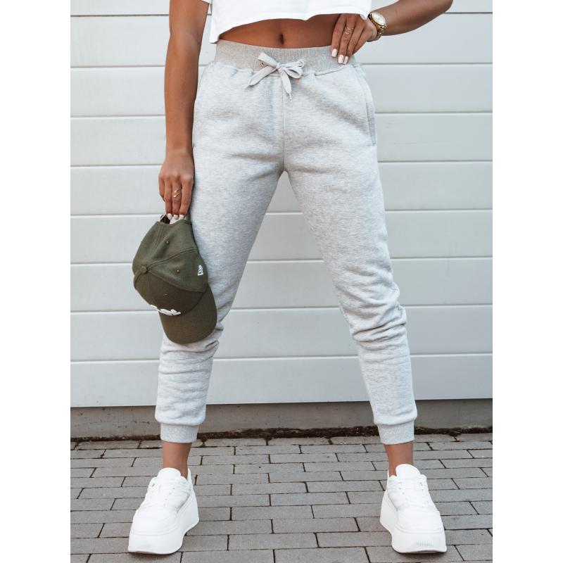 Dámské tepláky FITS světle šedé