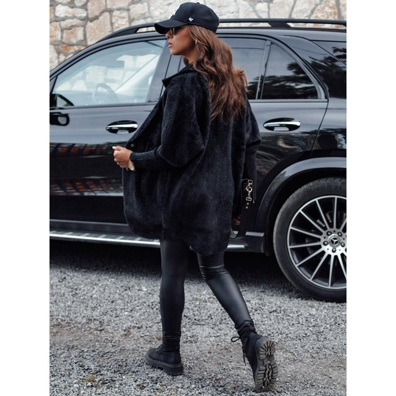 Dámský kabát z alpaky RITA II černý