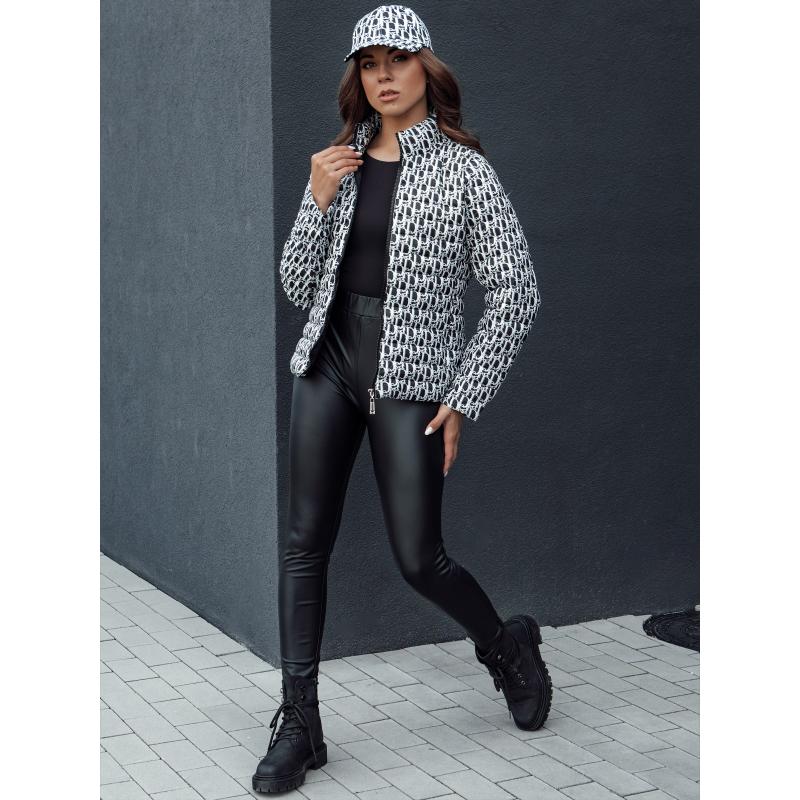 Dámská přechodná krátká prošívaná bunda MY DEAR černá