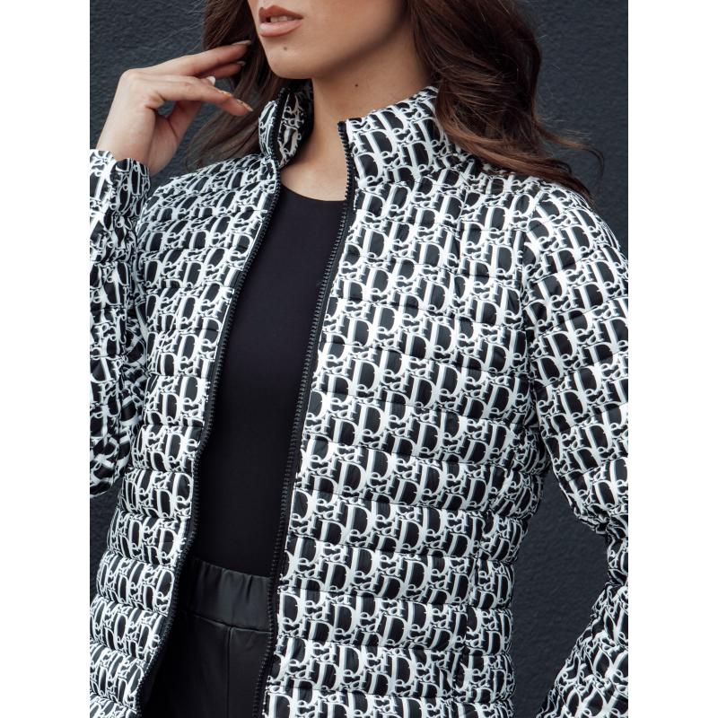 Dámská přechodná krátká prošívaná bunda MY DEAR černá