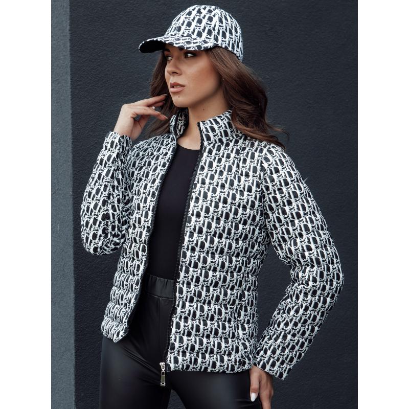 Dámská přechodná krátká prošívaná bunda MY DEAR černá