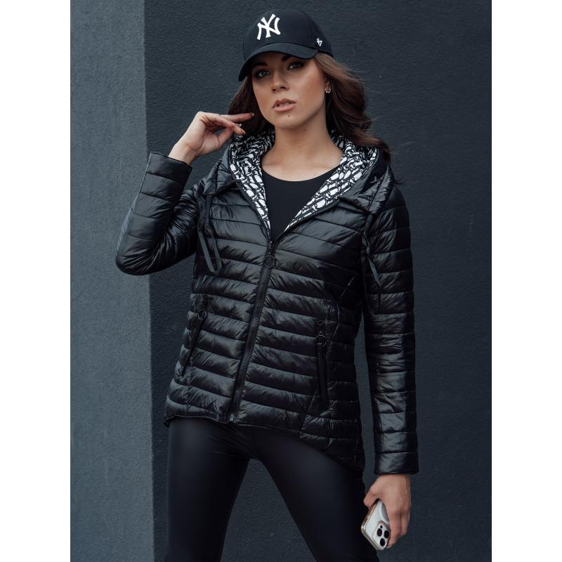 Dámska prechodná obojstranná bunda JIMA čierna