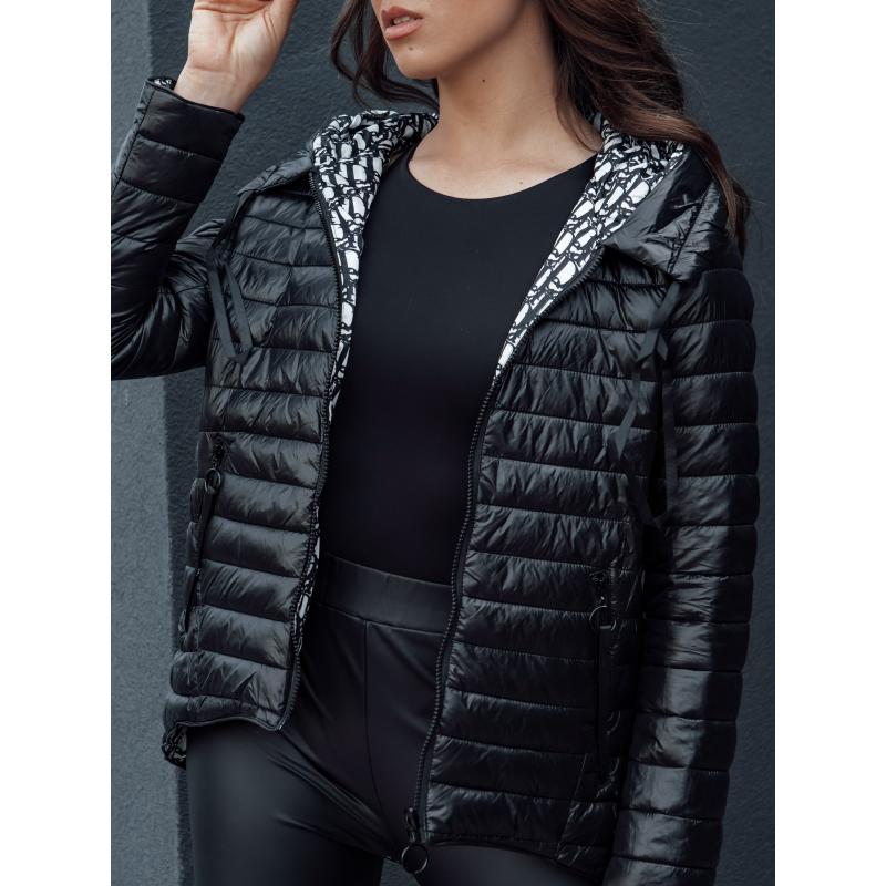 Dámska prechodná obojstranná bunda JIMA čierna