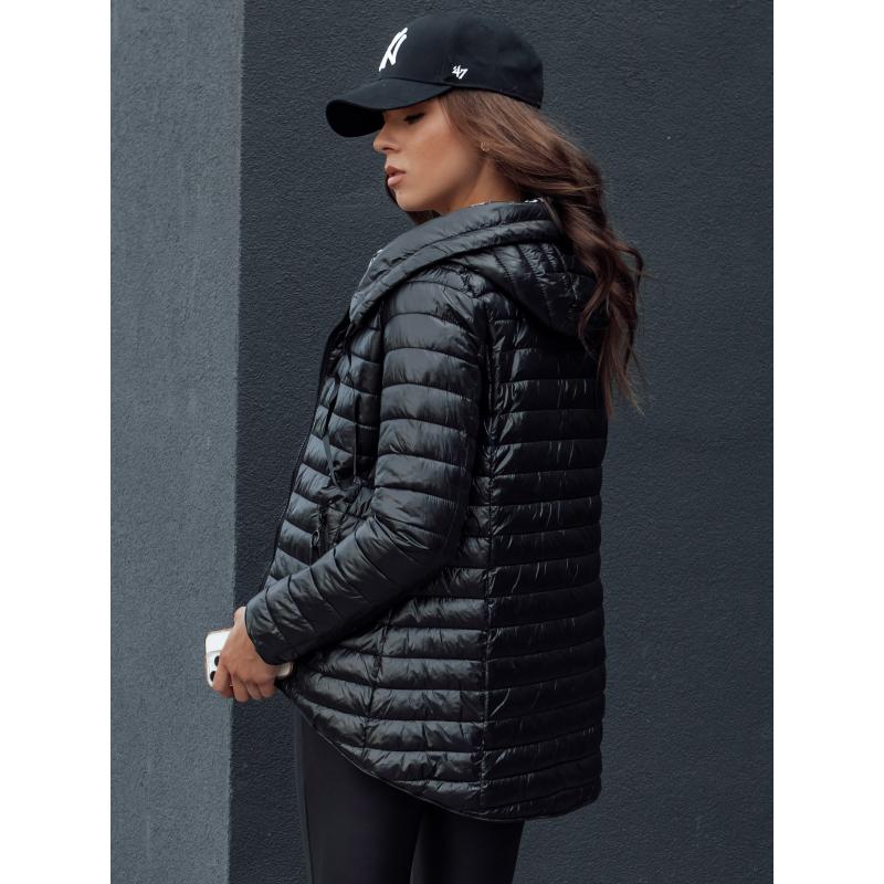 Dámska prechodná obojstranná bunda JIMA čierna