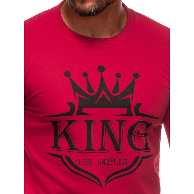 Pánská mikina B1680 červená