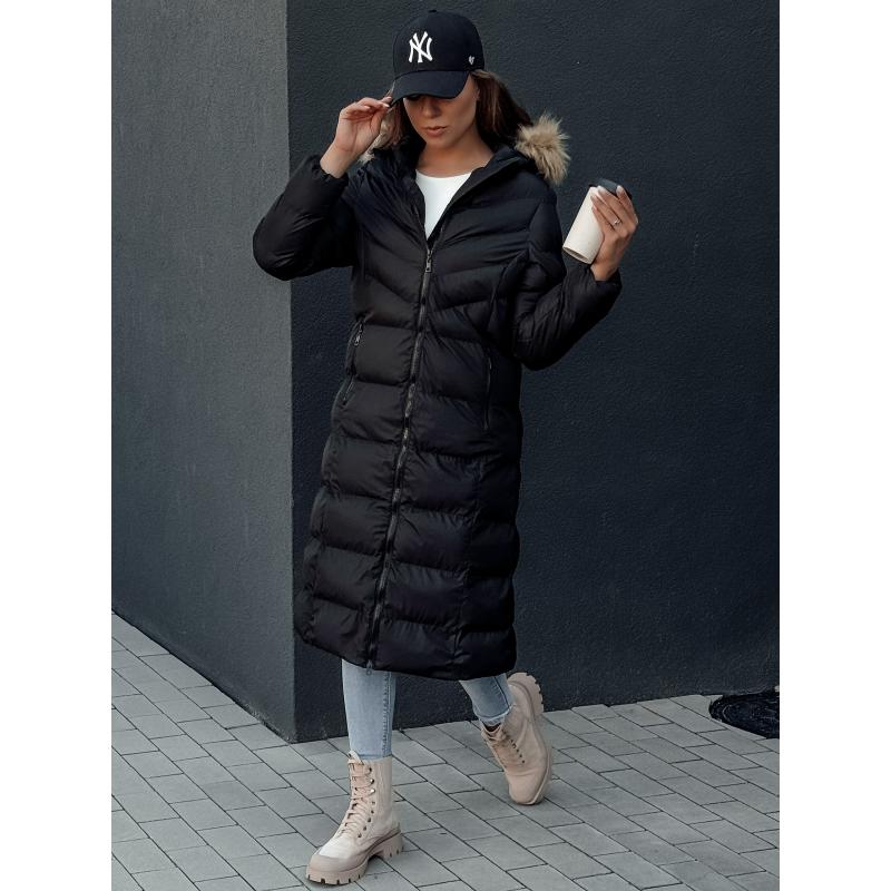 Dámský zimní kabát LUXWARM černý