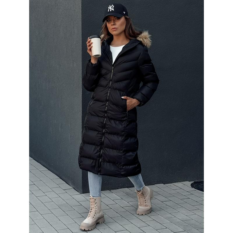Dámský zimní kabát LUXWARM černý