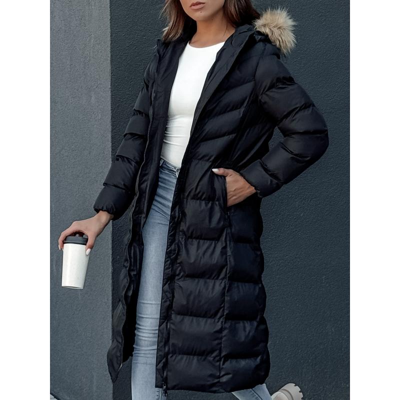 Dámský zimní kabát LUXWARM černý