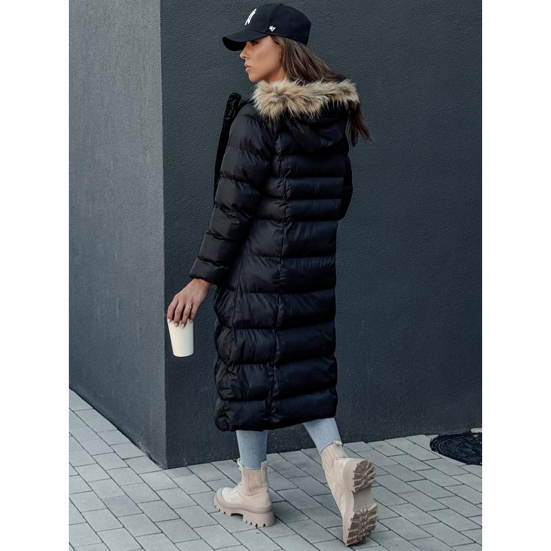 Dámský zimní kabát LUXWARM černý