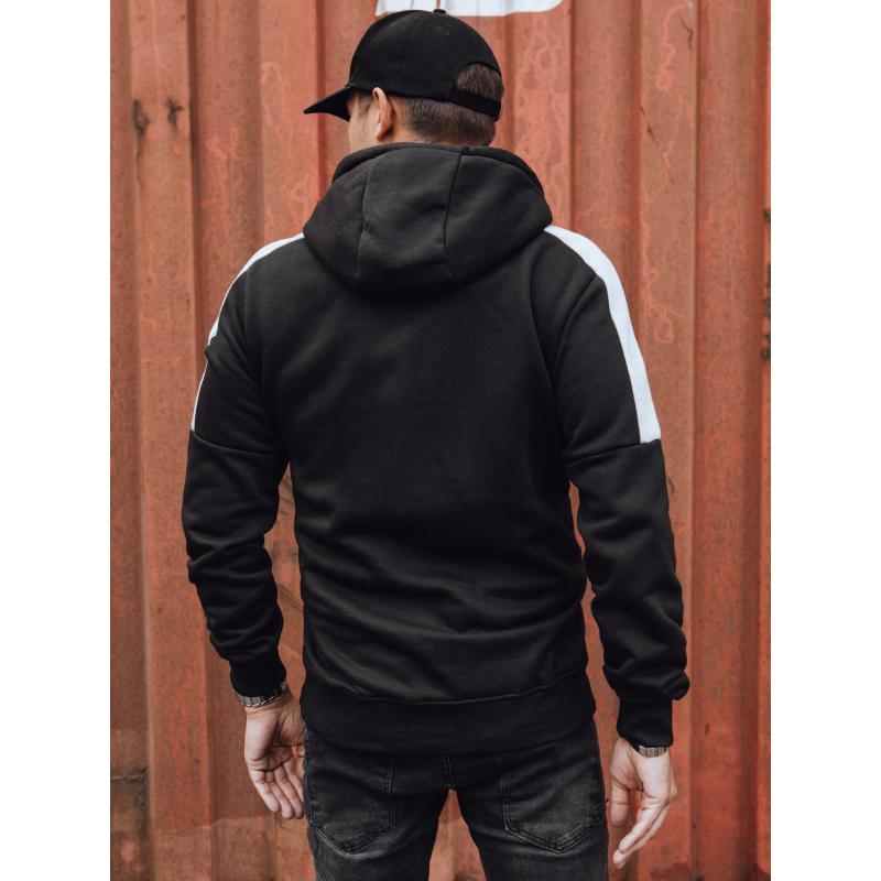 Pánská mikina s kapucí černá