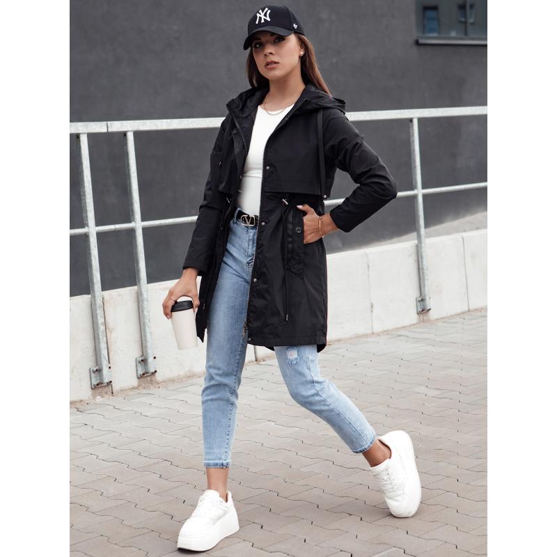 Női parka dzseki GLAMJACKET fekete