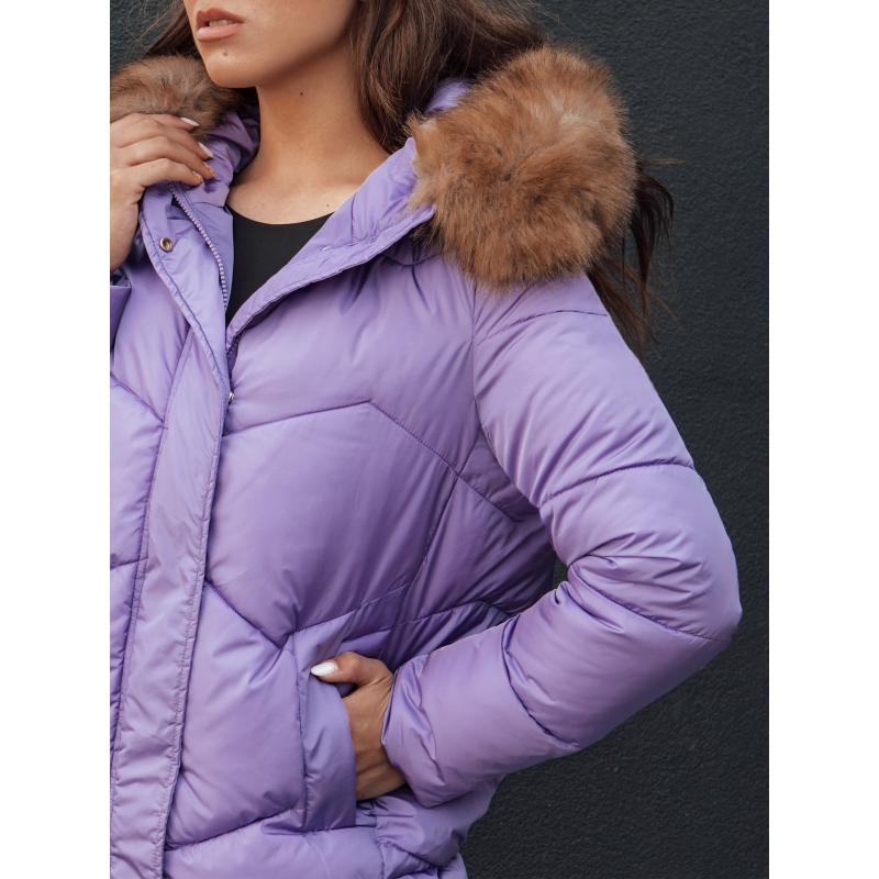 Női téli kapucnis kabát WAYWARD lila