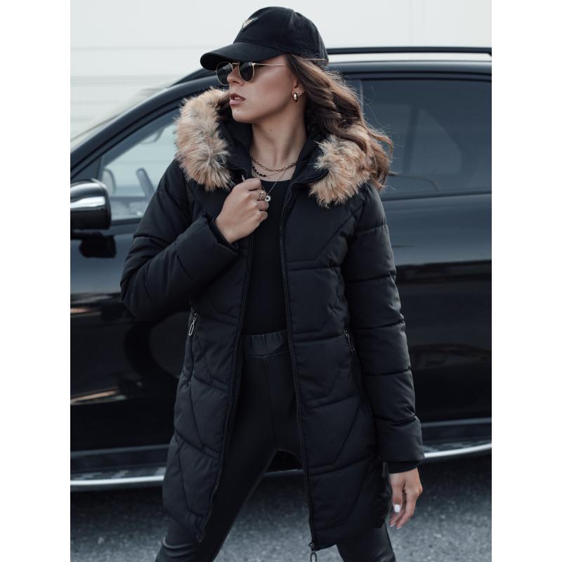 Dámska prešívaná zimná bunda NEXUS čierna