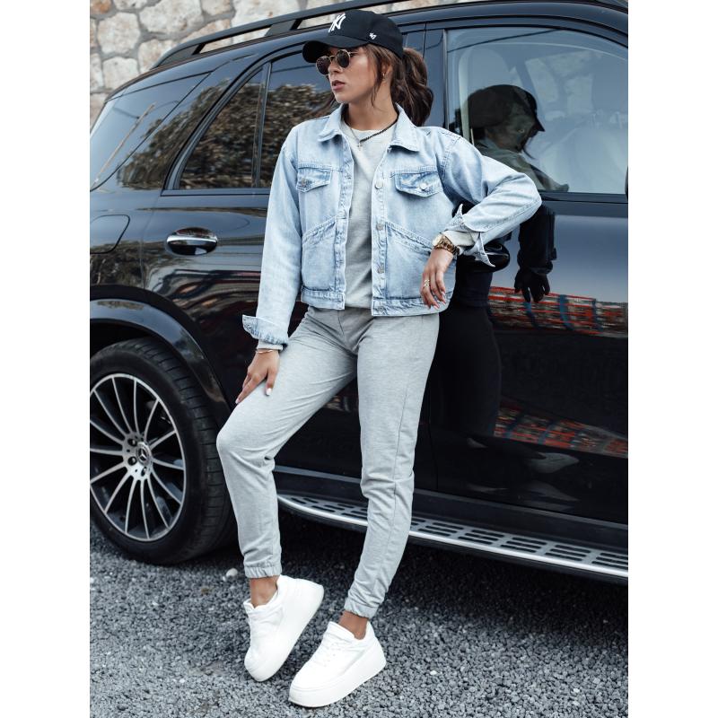 Dámská tepláková souprava MILIAN světle šedá