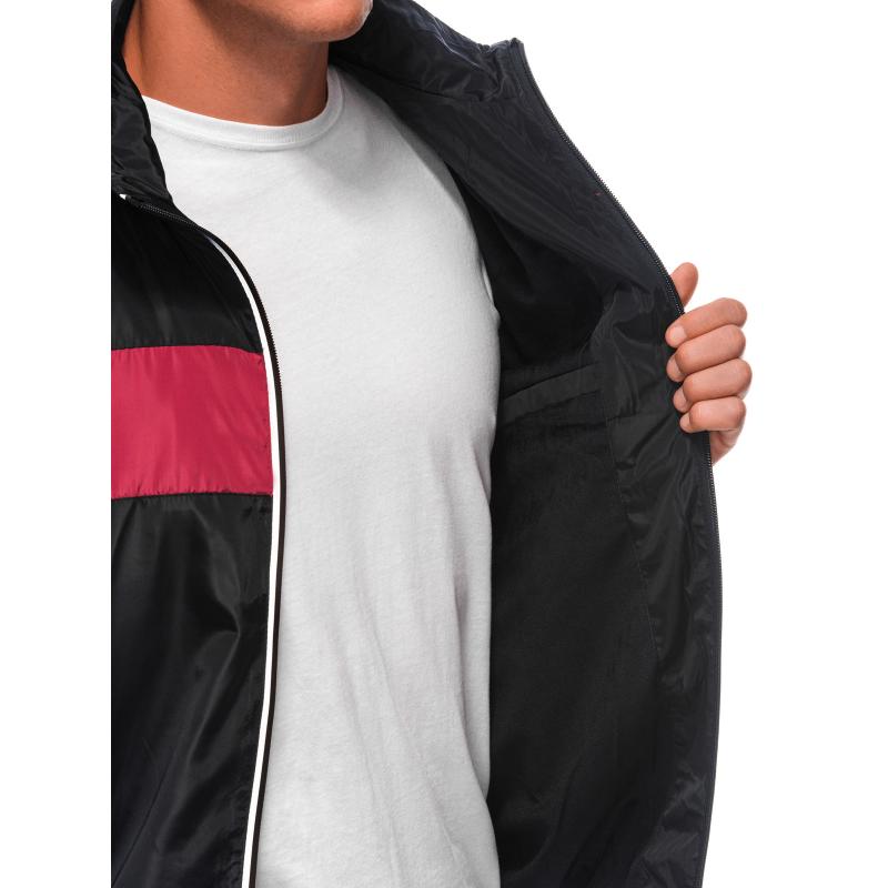 Férfi átmeneti kabát C628 fekete